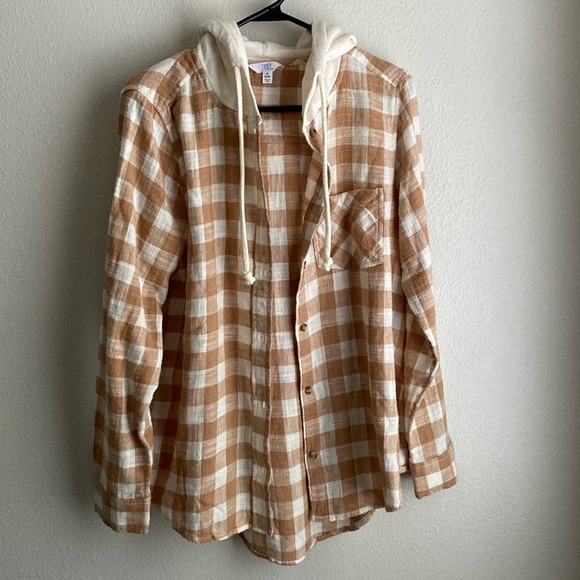 Flannel with Hoodie - Picture 1 of 4